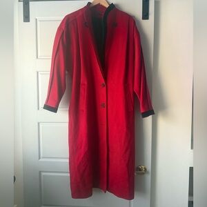 Elegant Red Women's Coat